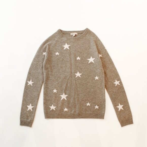 NWT! Philosophy 100% Cashmere Star Sweater | Weekend Casual Luxe - Picture 2 of 9